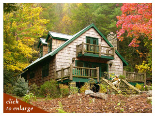 The Streamside Home in the NC mountains