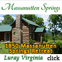 1850's Massanutten Springs Retreat